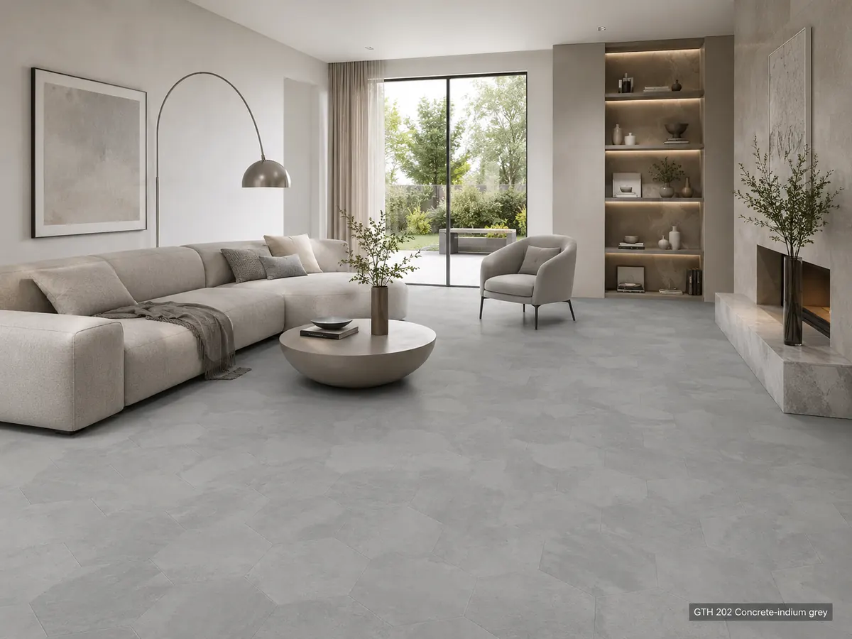 Wizualizacja dekoru GTH 202 Concrete indium grey