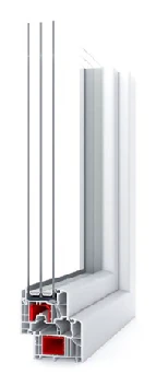 Przekrój Aluplast INTERTEC 85