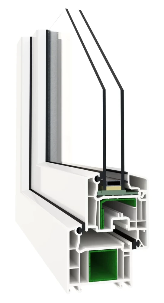 Przekrój VEKA PERFECTLINE 70