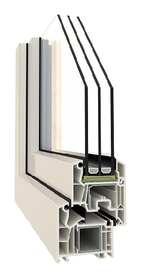 Przekrój VEKA SOFTLINE 76