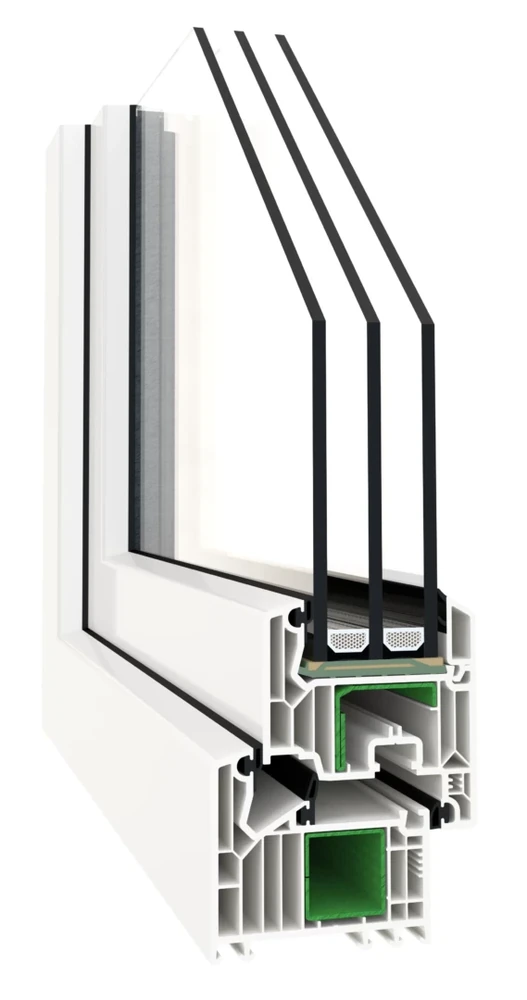 Przekrój VEKA SOFTLINE 82